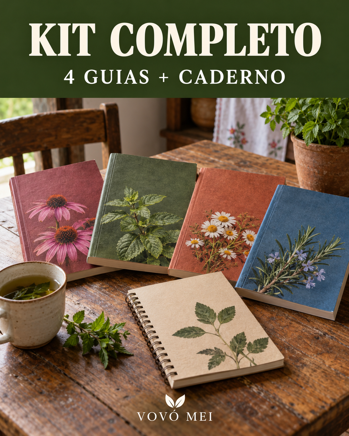 Capa do Kit Completo de Guias Vovó Mei